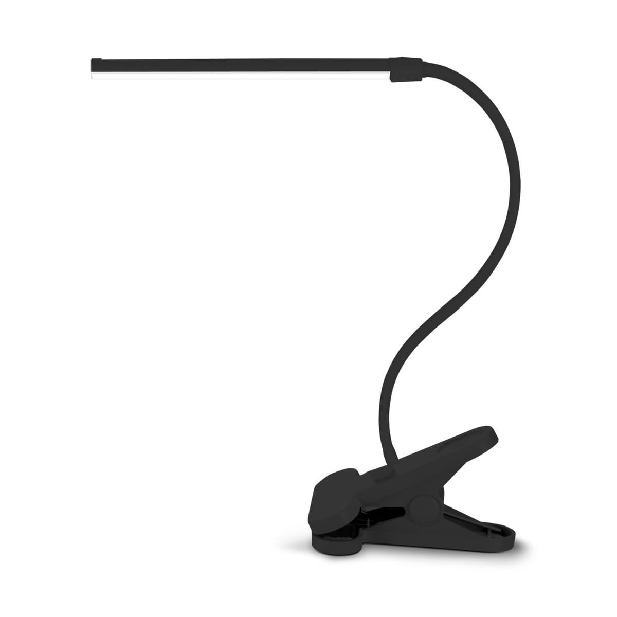 Izzy 1 Light LED Adjustable Clamp Lamp in Black-img-1