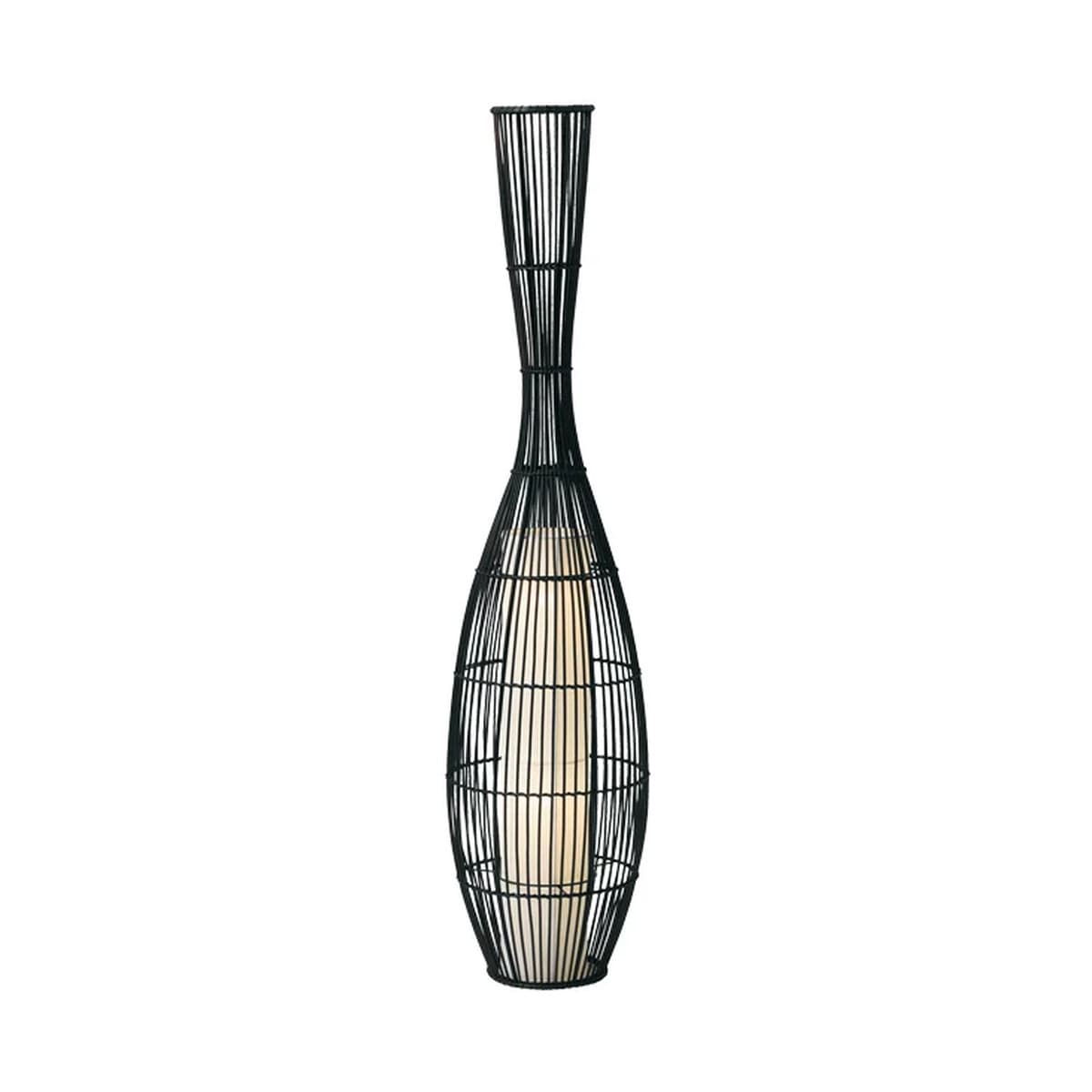 Trinidad Large Club Floor Lamp In Dark Wengee Finish-img-1