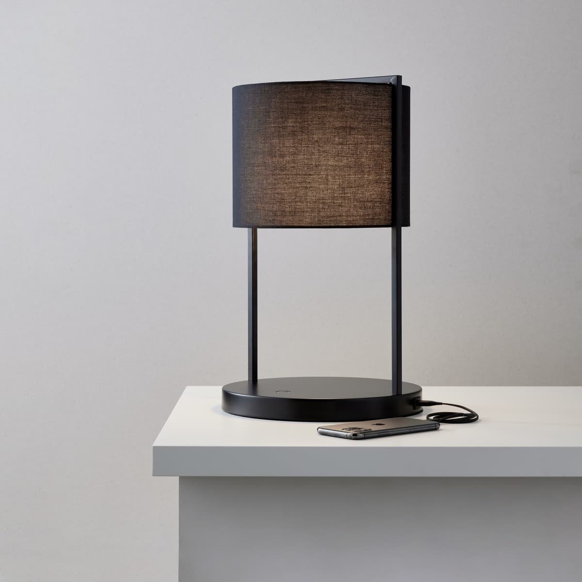 Frama 1 Light Table Lamp in Black, 2 Pack, with USB Port-img-2