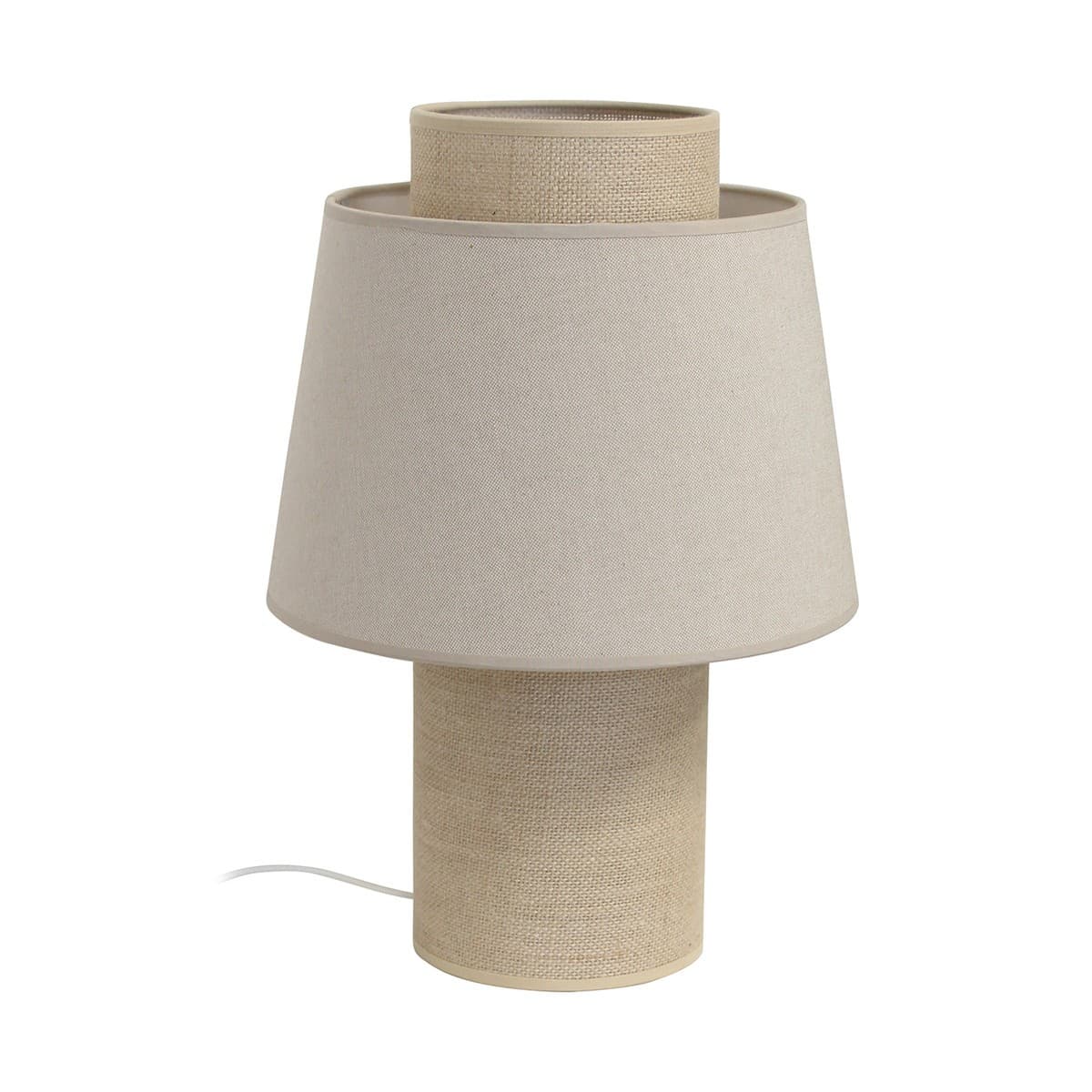 Calido 1 Light Table Lamp in Natural Linen-img-1