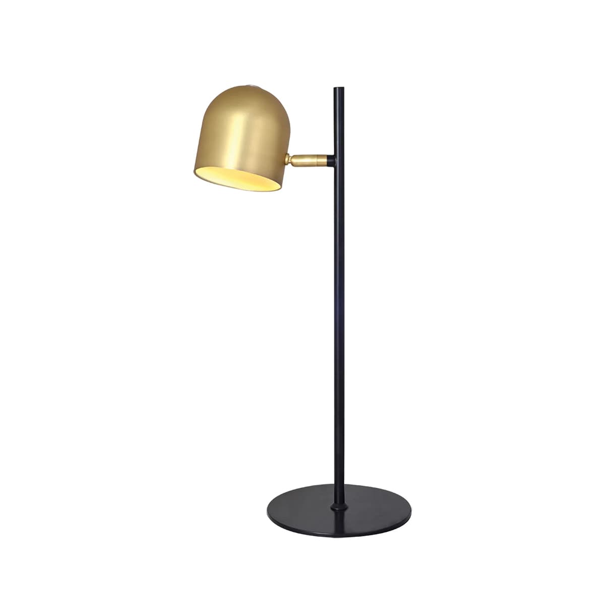 LEDlux Blakely LED Dimmable Table Lamp in Black/Brass-img-1