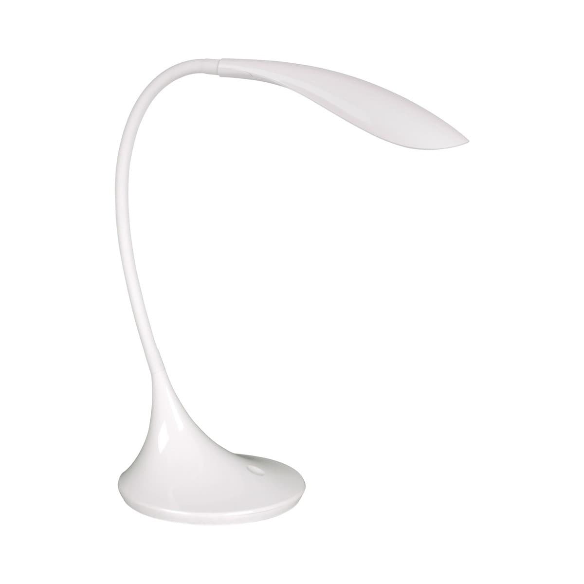 LEDlux Space II LED Dimmable Table Lamp With USB Port in White-img-1