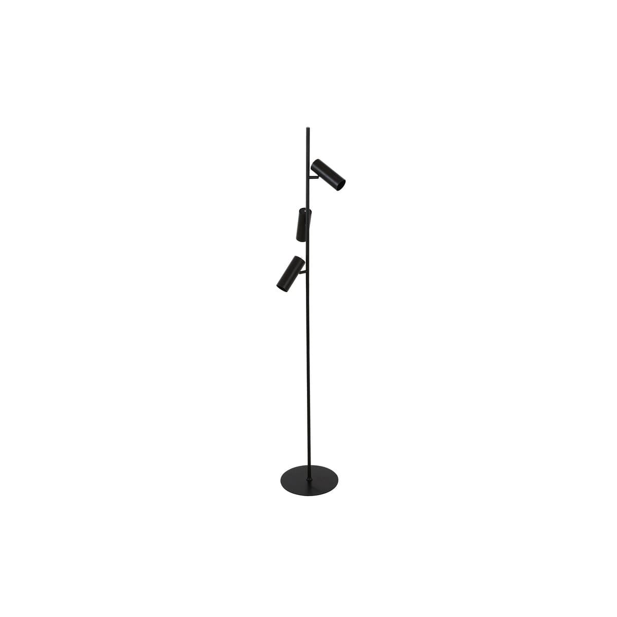 Nevada 3 Light Floor Lamp in Black-img-1