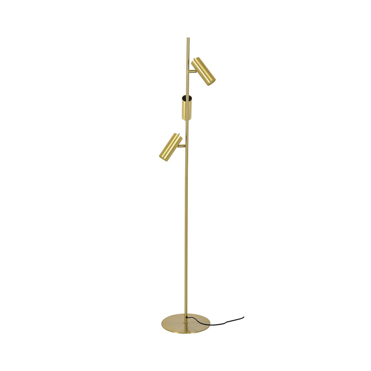 Nevada 3 Light Floor Lamp in Aged Brass-img-1