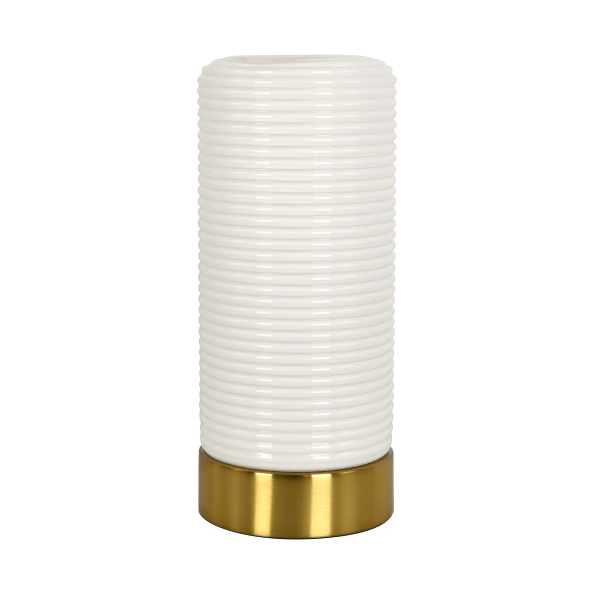 Blair Touch Table Lamp with USB-C Charging Port in Aged Brass/Opal-img-1