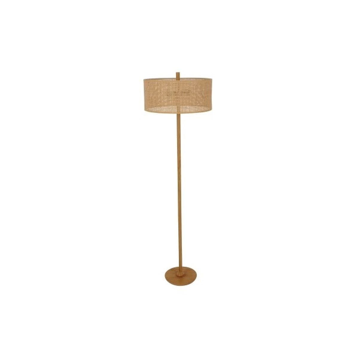 Shore 2 Light Floor Lamp in Tan Rattan-img-1