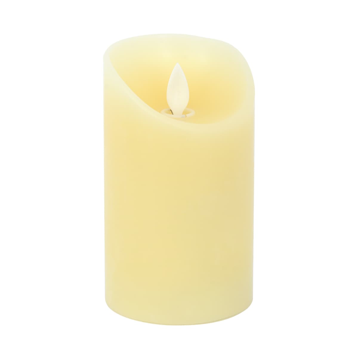 LEDlux Glow LED 3 Pack Ivory Candle in Warm White-img-1