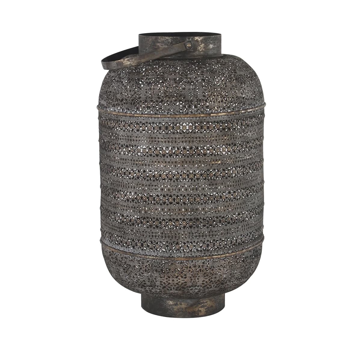Alvar 1 Light Large Lantern in Antique Bronze
