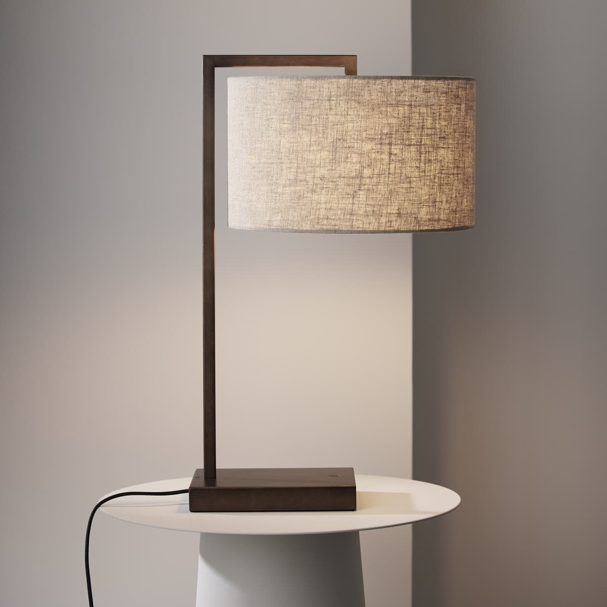 Maya 1 Light Table Lamp in Bronze, 2 Pack, with USB-img-4