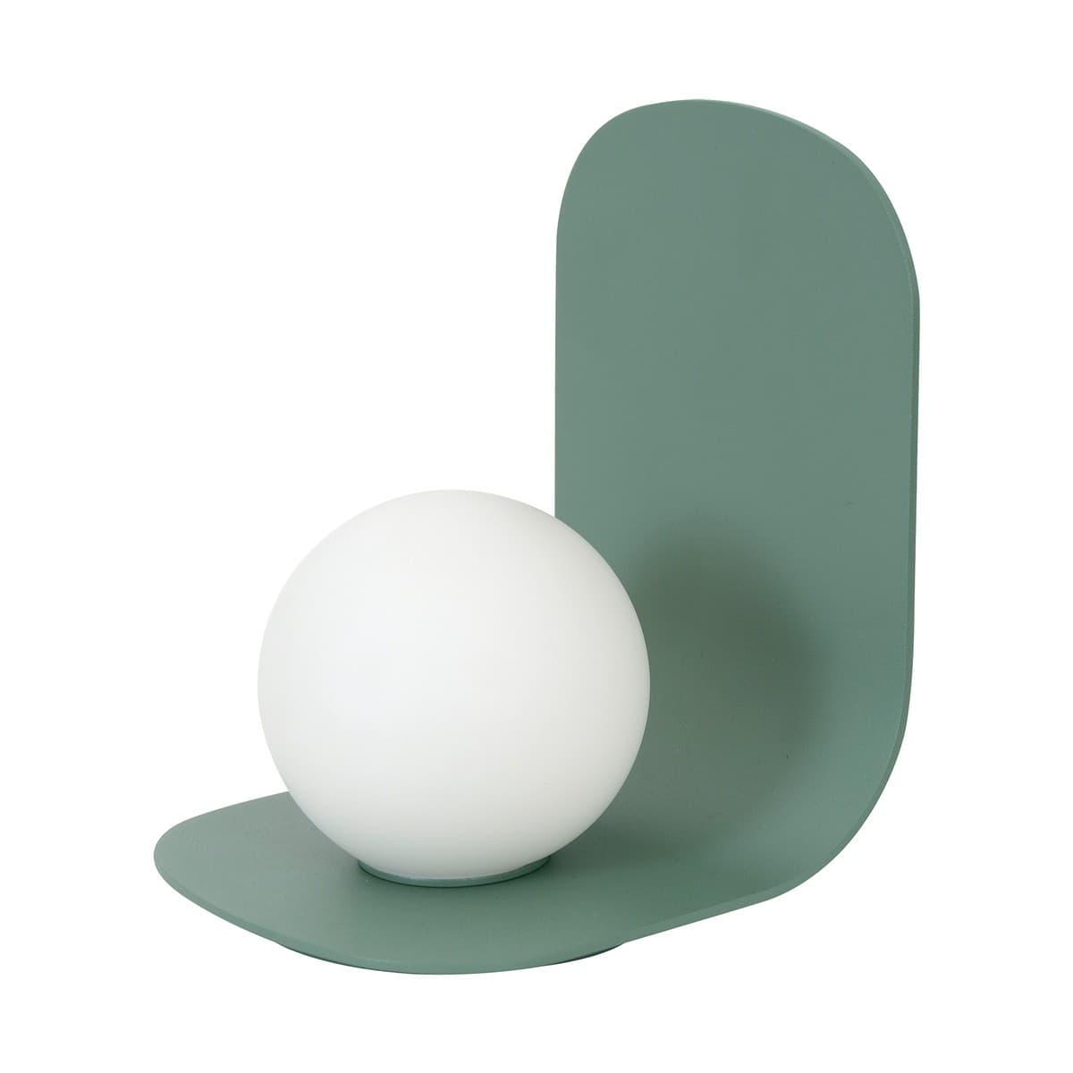 Attica 1 Light Table Lamp in Sage with Matte Glass Shade-img-1