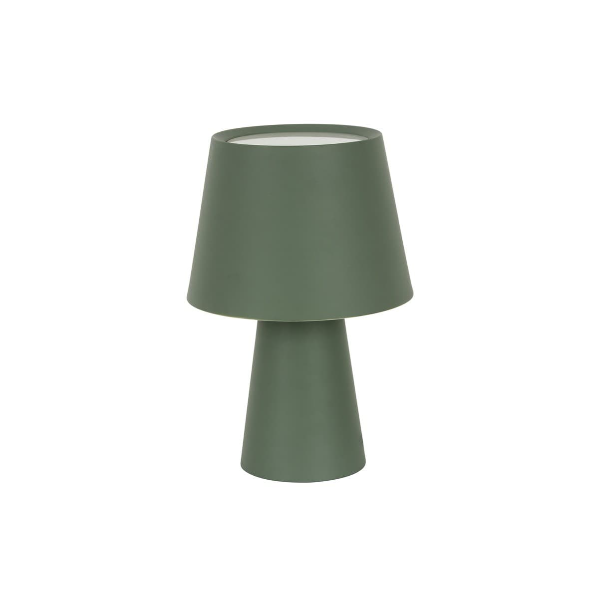 Harris 1 Light Table Lamp in Green with Glass Diffuser-img-1