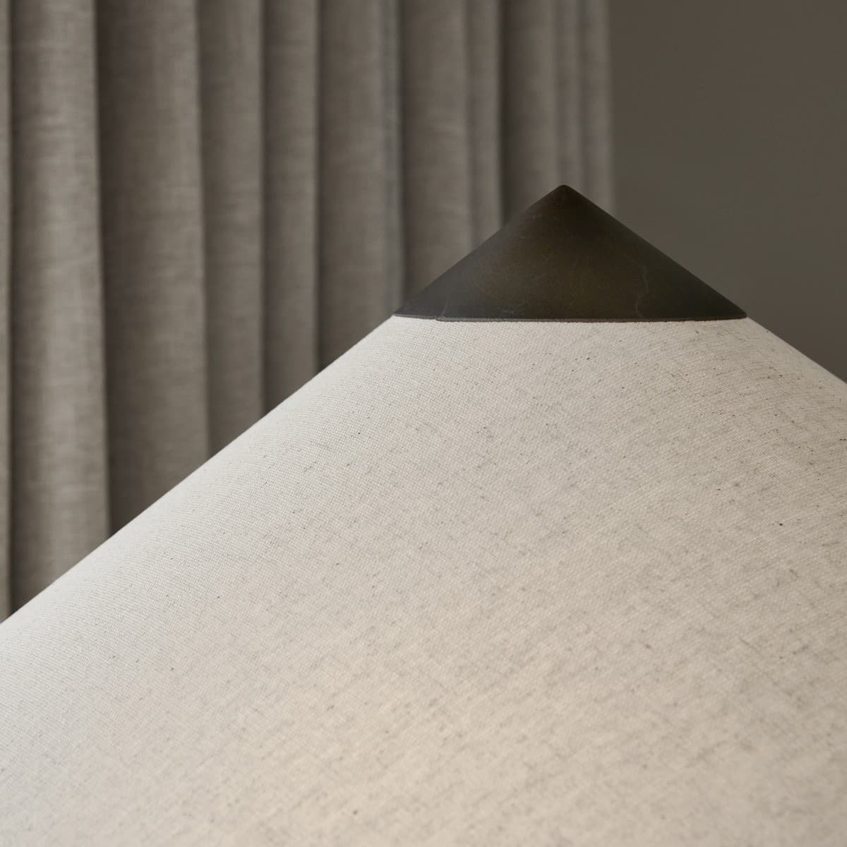Jaxon 3 Light Floor Lamp in Bronze with Natural Linen Shade-img-3