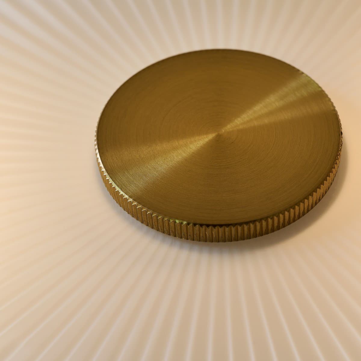 Denver 2 Light Table Lamp in Brass with Ribbed Opal Glass-img-6