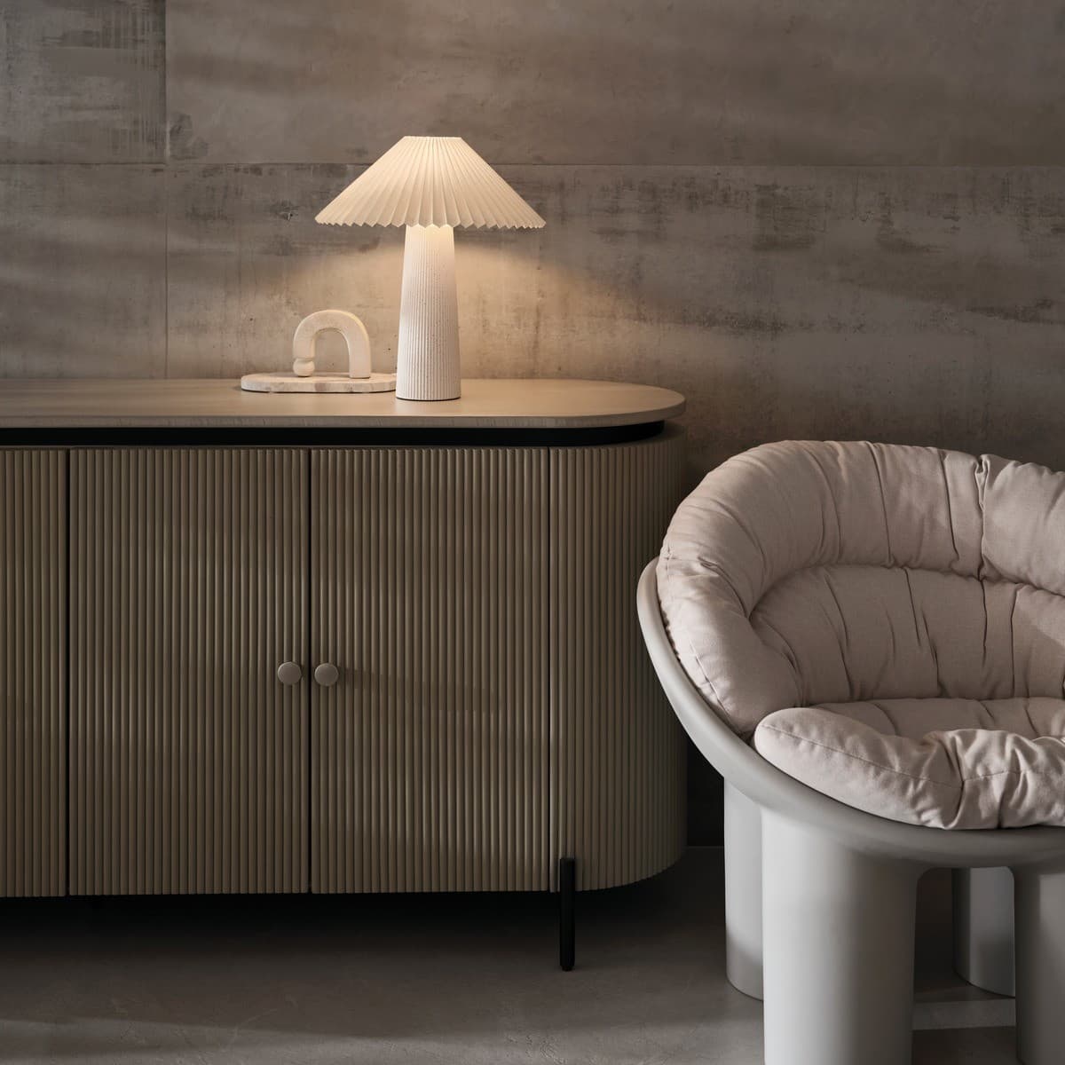 Lora 1 Light Table Lamp in White-img-2