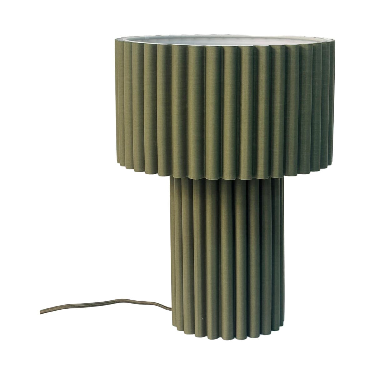 Nora Scalloped Table Lamp in Sage-img-1