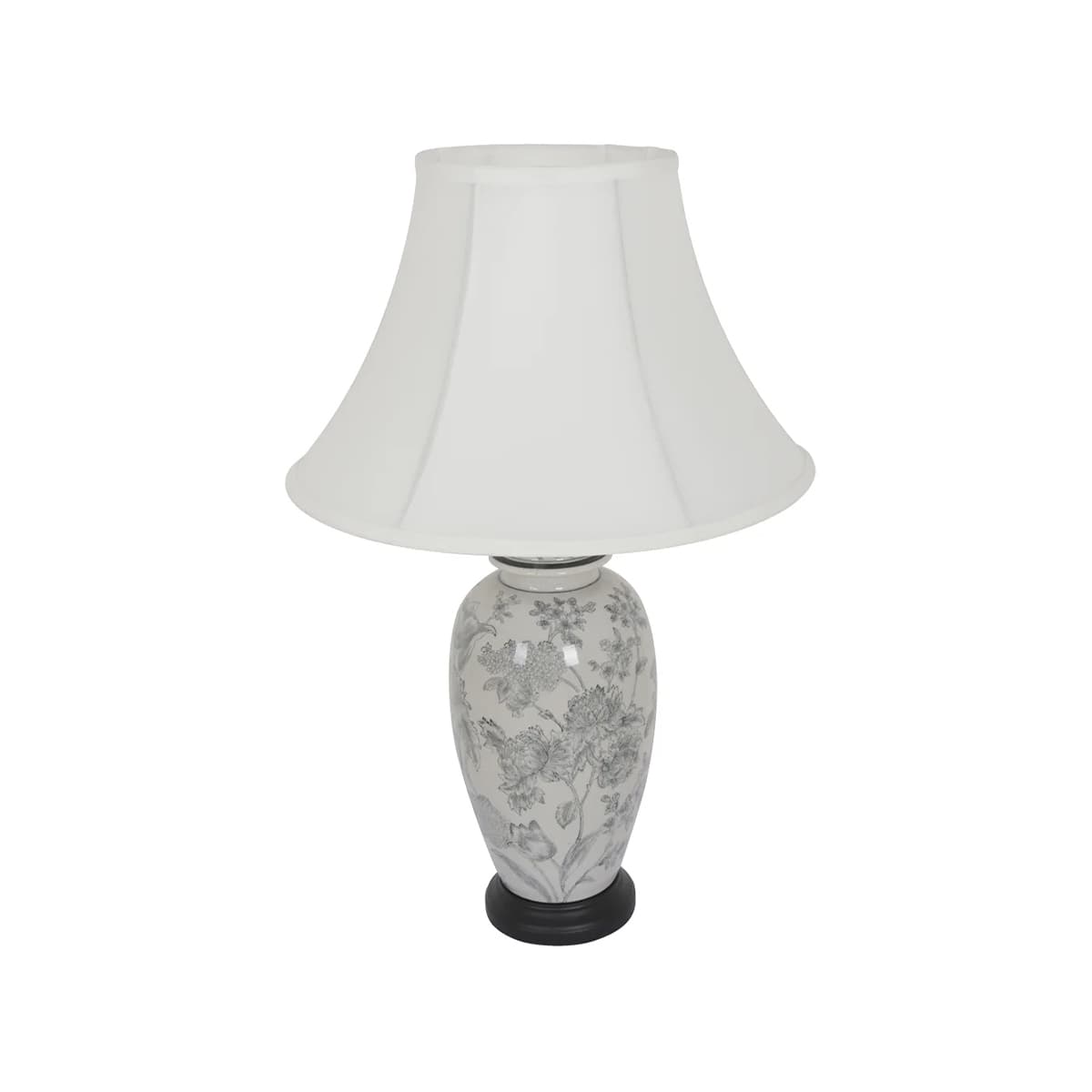 Inez Small Table Lamp in White/Black-img-1