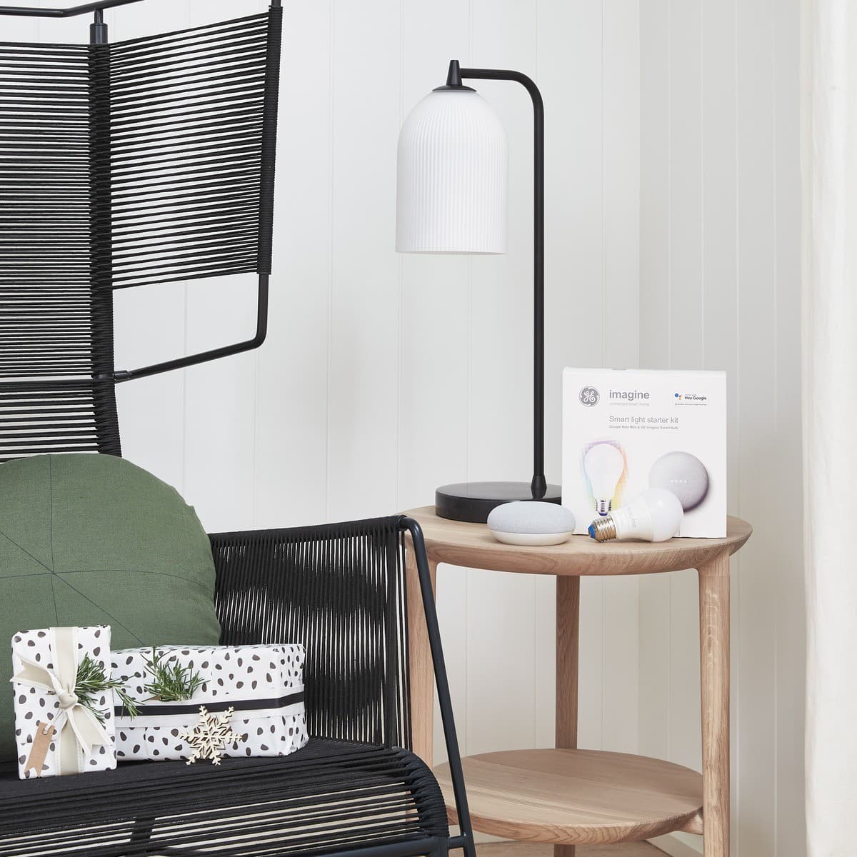 Camilla 1 Light Table Lamp in Black-img-4