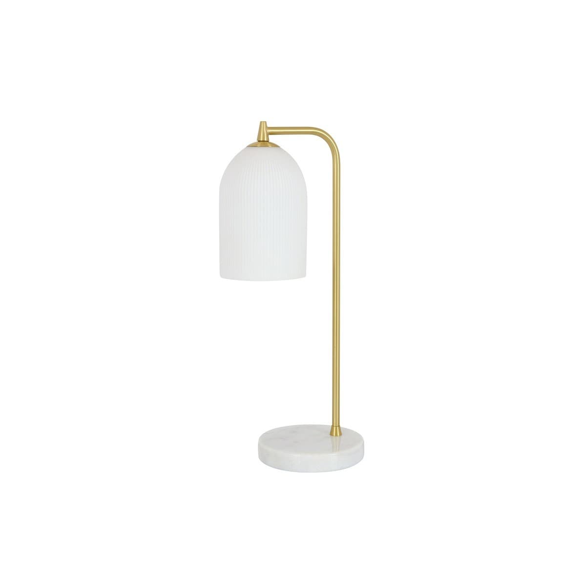 Camilla 1 Light Table Lamp in Brass-img-1