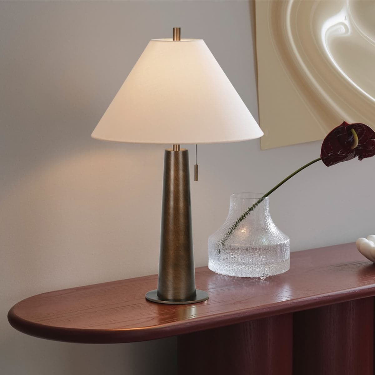 Spencer 1 Light Table Lamp in Bronze-img-2