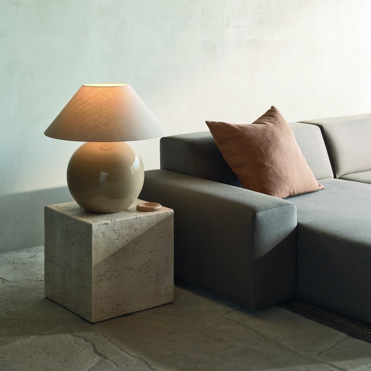 Emery 1 Light Ceramic Table Lamp in Fawn-img-2