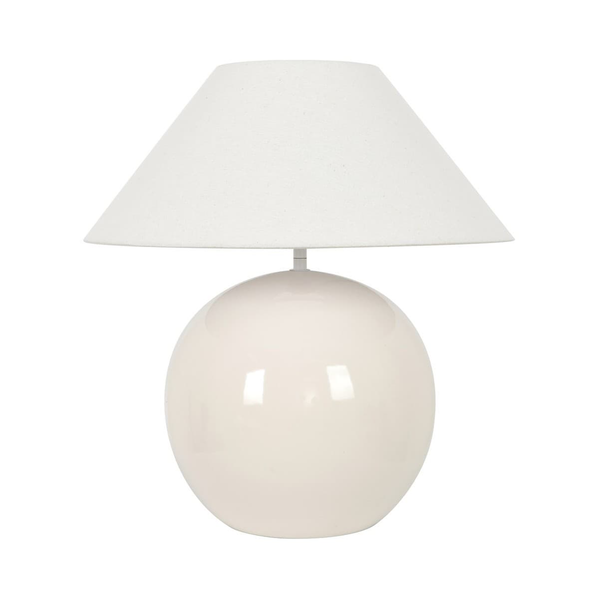 Sonja 1 Light Ceramic Table Lamp in White-img-1
