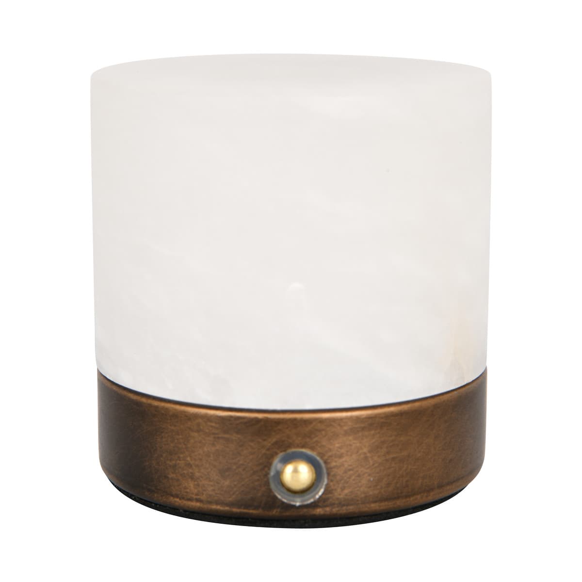 Karine Portable USB-C Rechargeable LED Table Lamp in Bronze and Alabaster-img-1