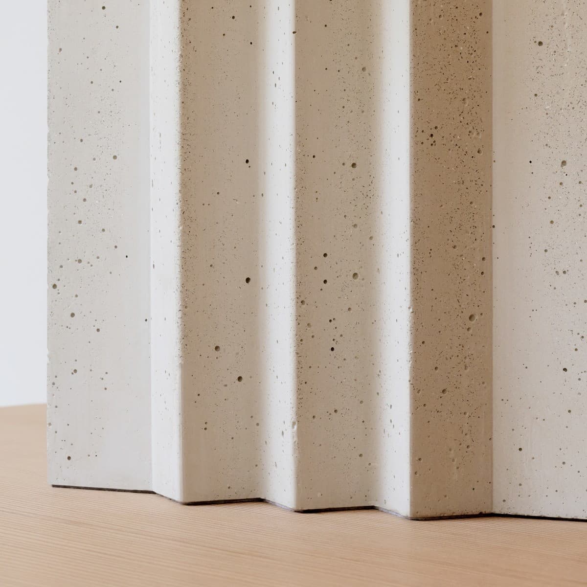 Fora 1 Light Table Lamp in Stone with Natural Linen Shade-img-7