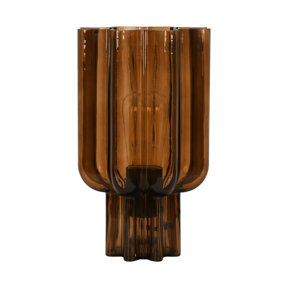 Floris Glass Table Lamp in Sepia-img-1