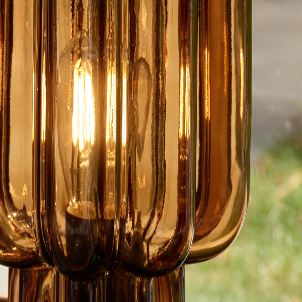 Floris Glass Table Lamp in Sepia-img-3