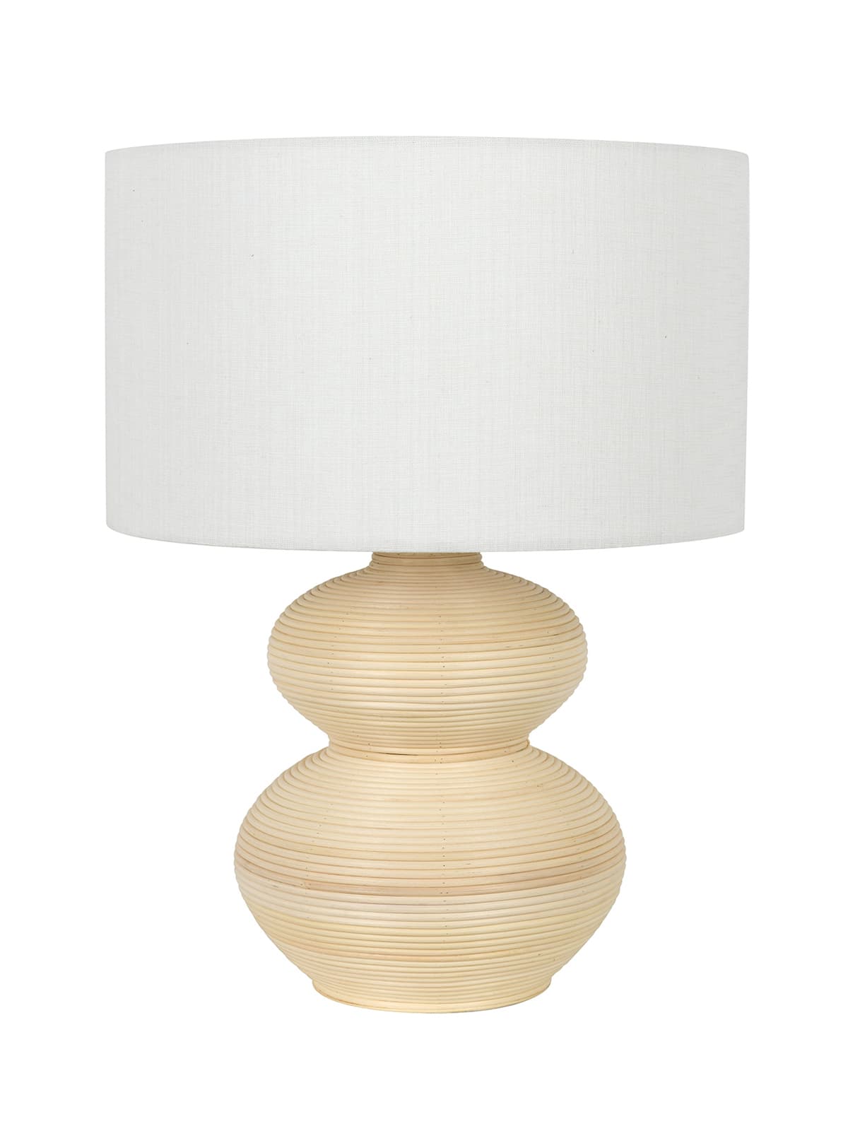 Marni 1 Light Table Lamp in Natural with White Shade-img-1
