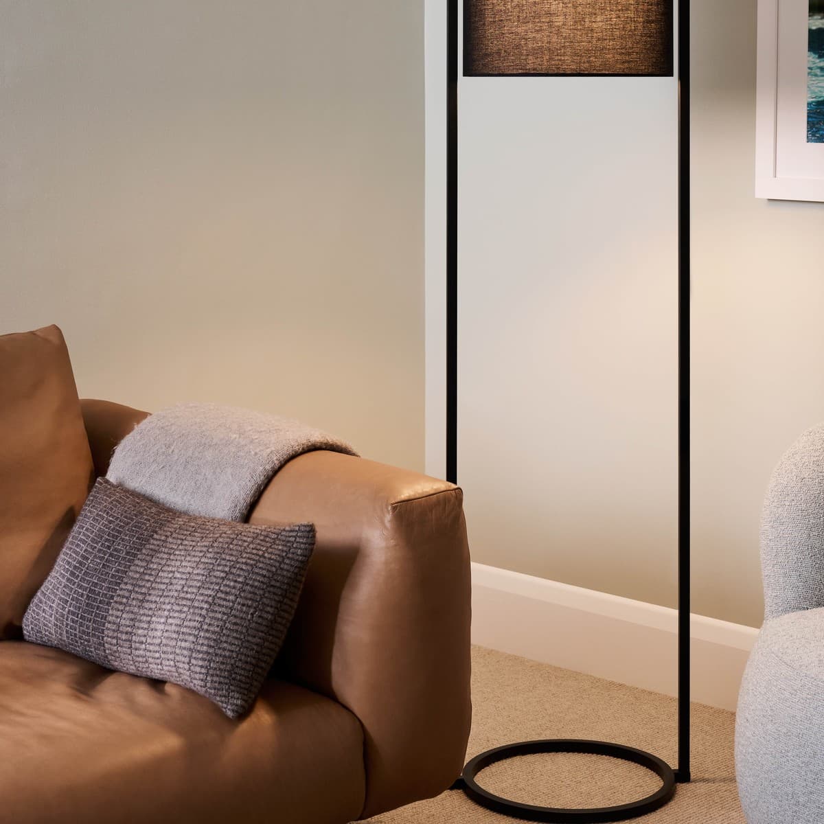 Frama 1 Light Floor Lamp in Black-img-2