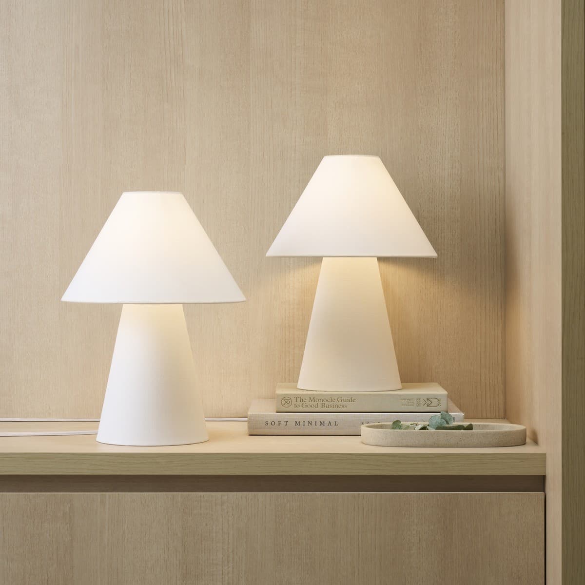 Atila 1 Light Table Lamp in Ivory, 2 Pack-img-3