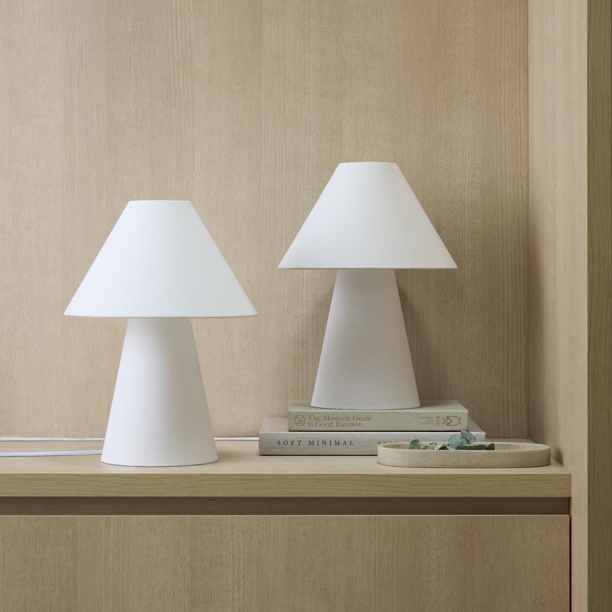 Atila 1 Light Table Lamp in Ivory, 2 Pack-img-4