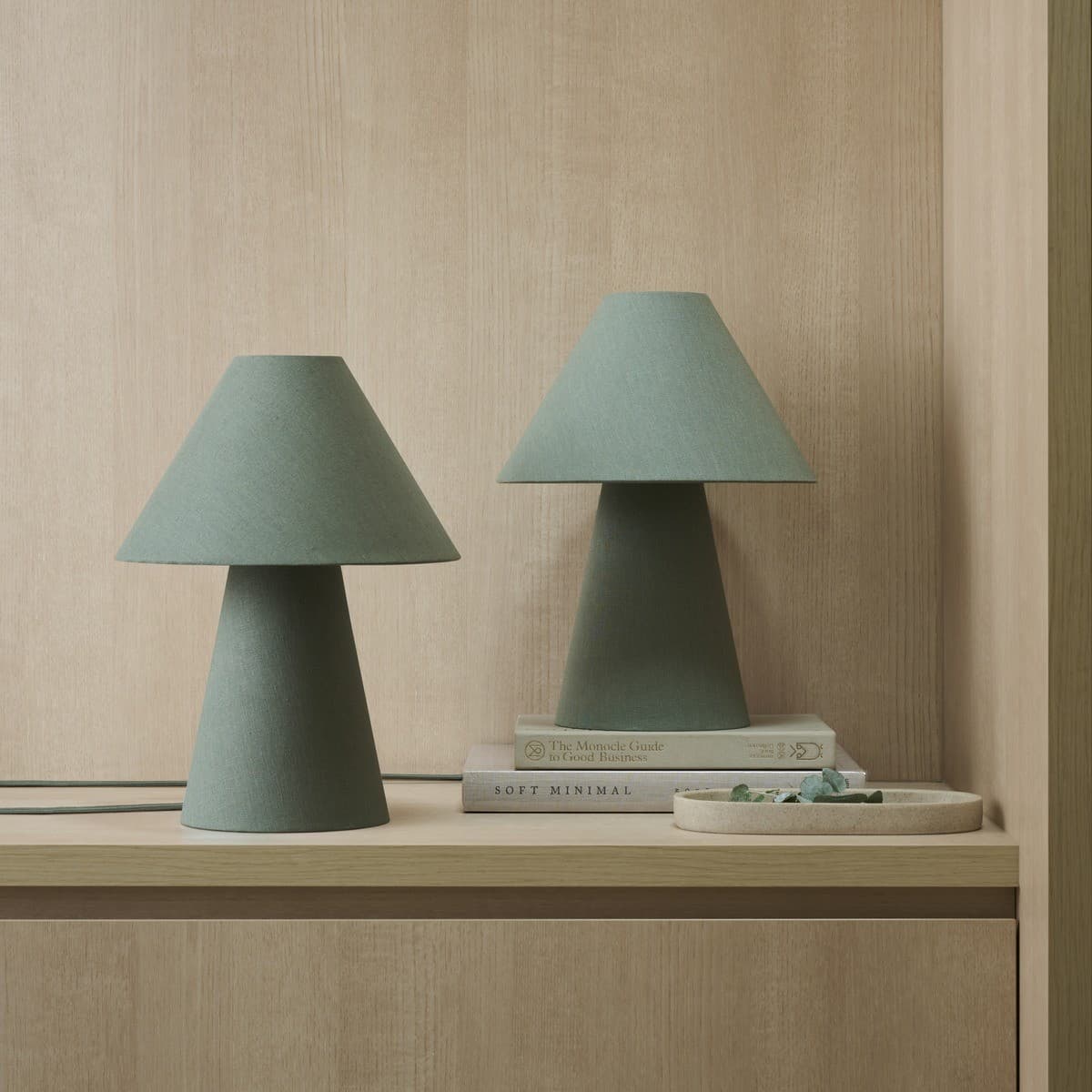 Atila 1 Light Table Lamp in Sage, 2 Pack-img-3