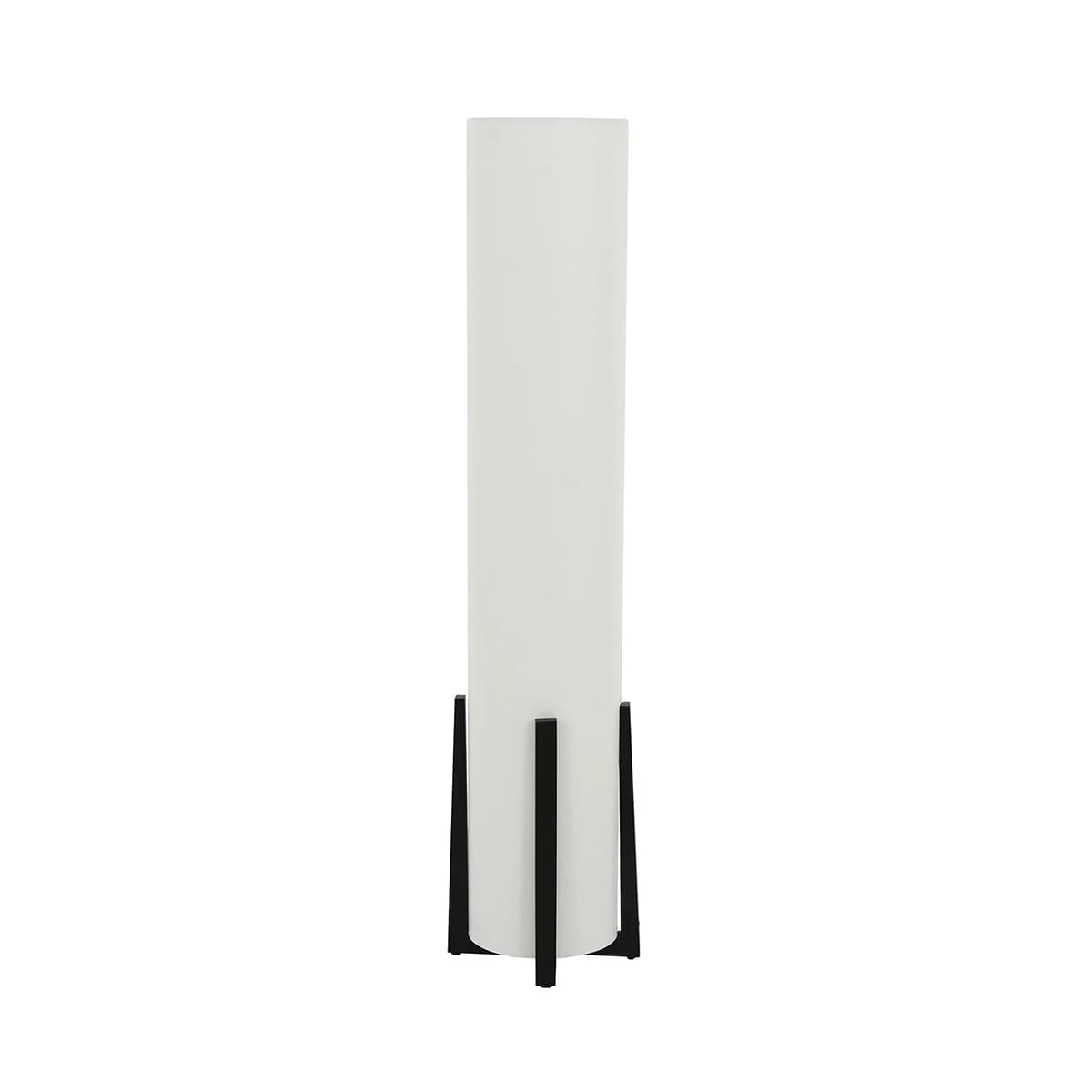 Breton 3 Light Floor Lamp in Black/White-img-1