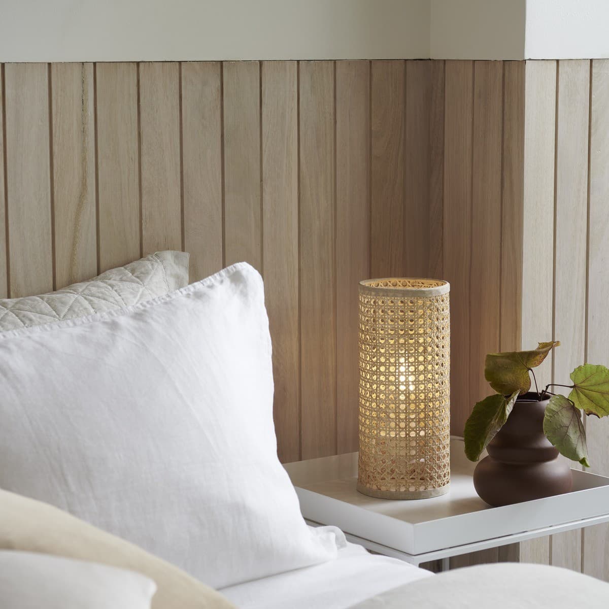 Latis 1 Light Table Lamp in Natural Rattan-img-2