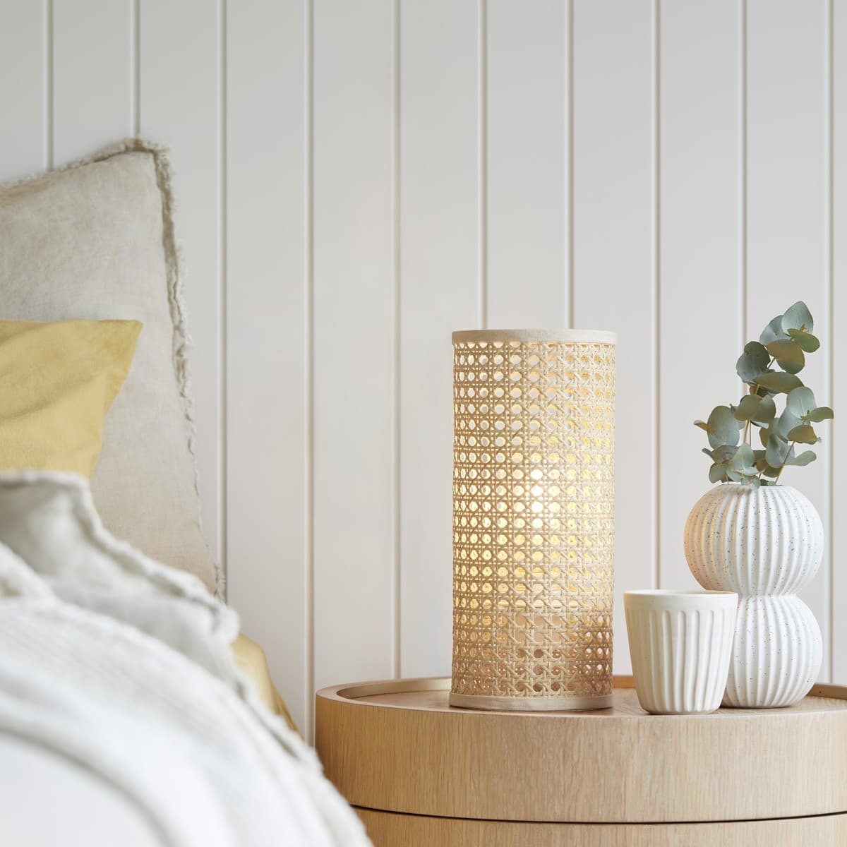 Latis 1 Light Table Lamp in Natural Rattan-img-4