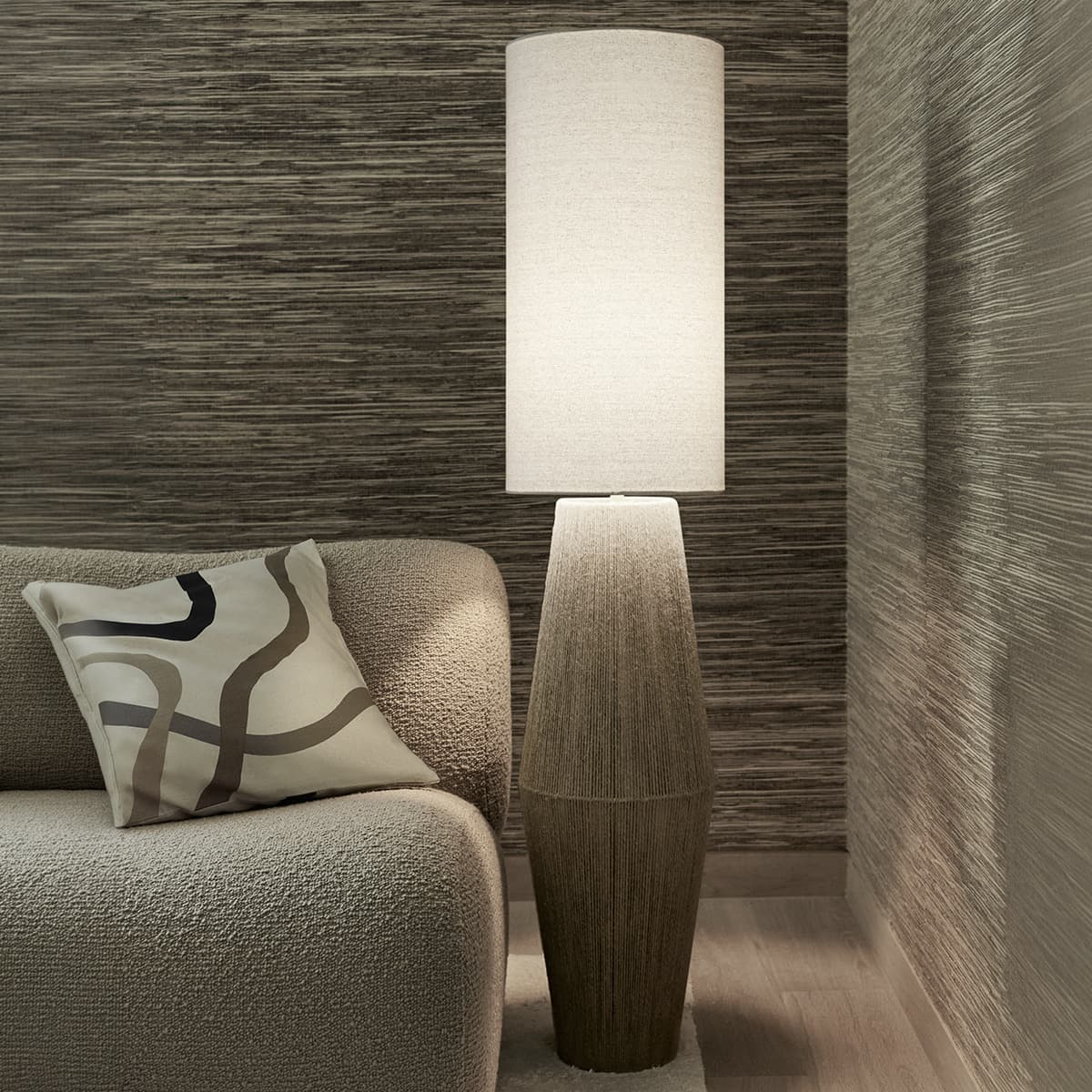 Moka 1 Light Floor Lamp in Natural-img-4