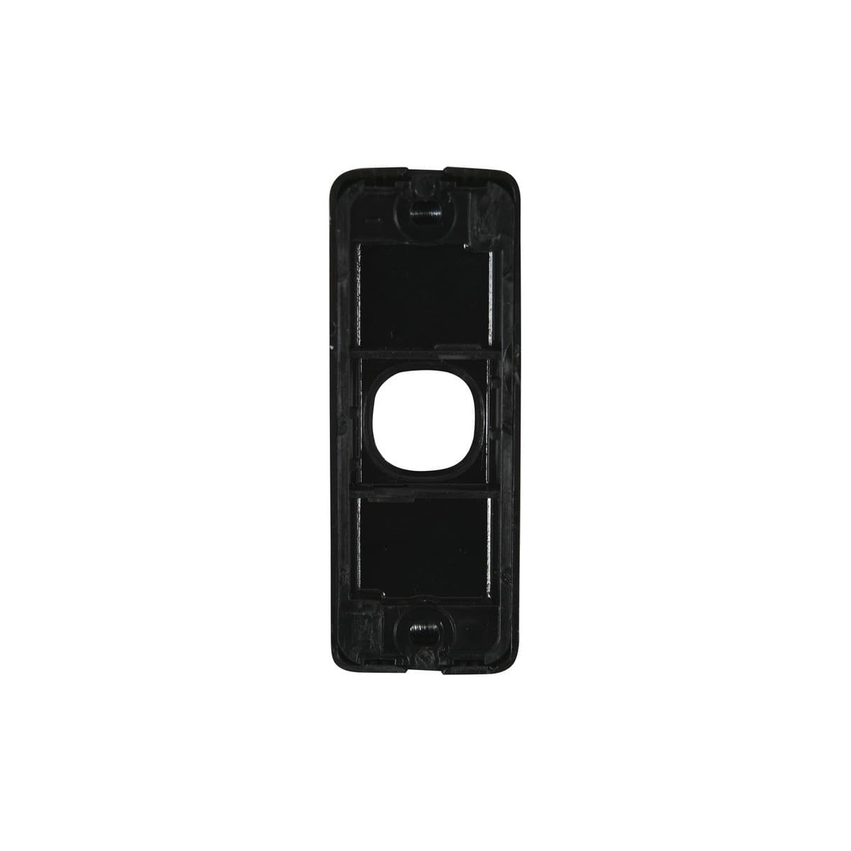 Lucci Power Gravity Architrave 1 Gang Plate Only in Matte Black-img-2
