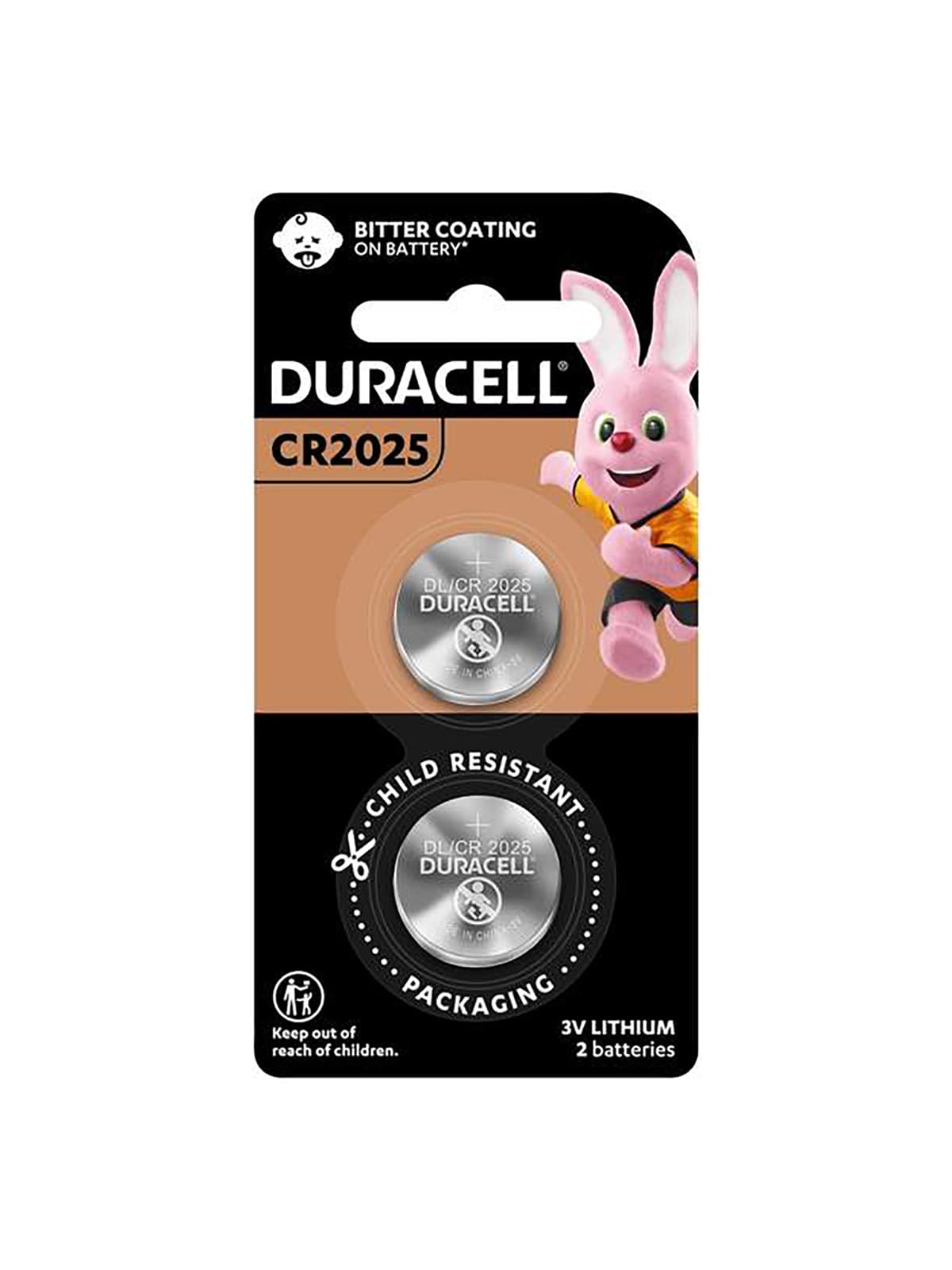 Duracell Lithium CR2025 Button Cell Battery 2 pack