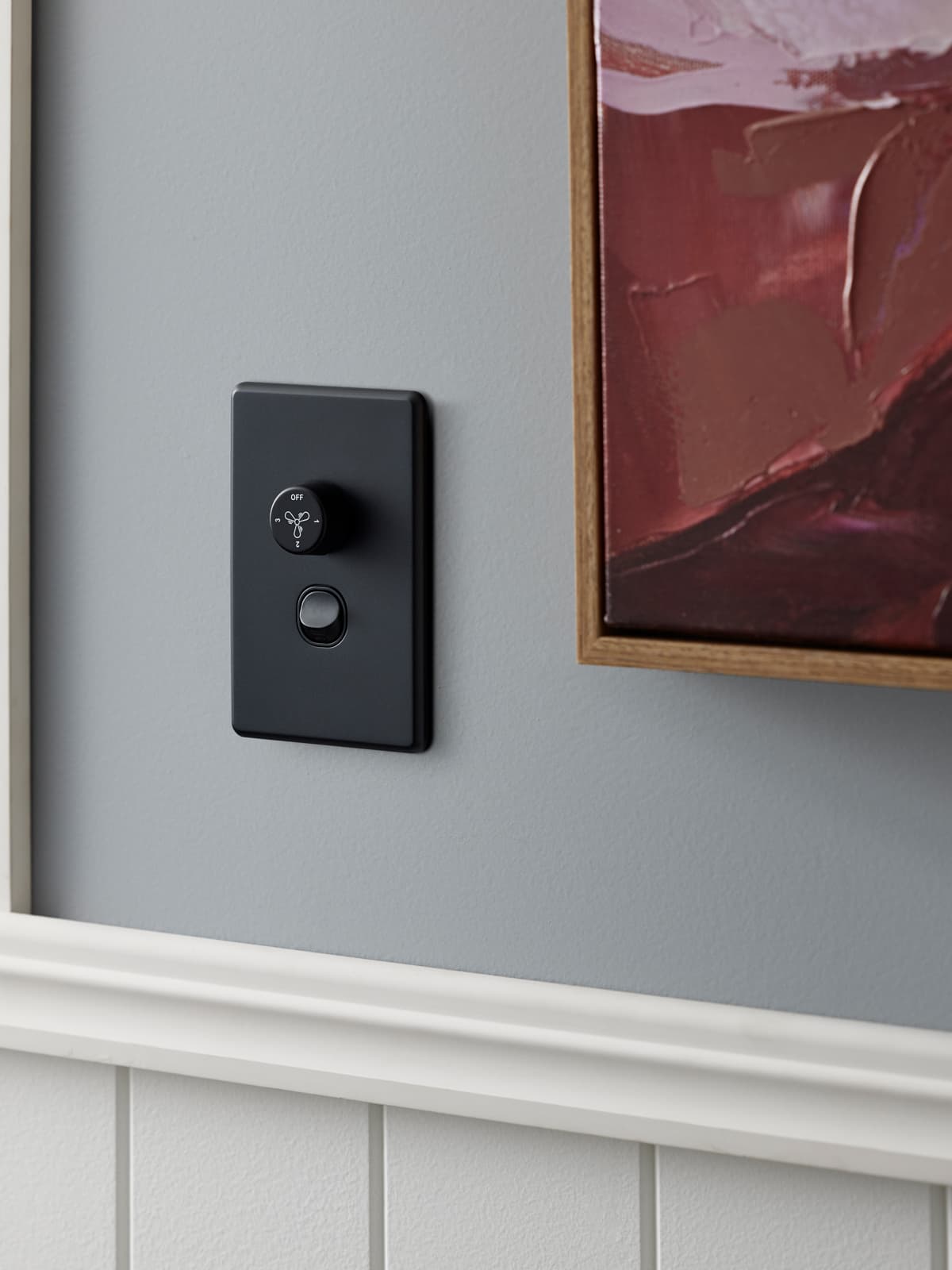 Lucci Power Fan Dial only in Matte Black