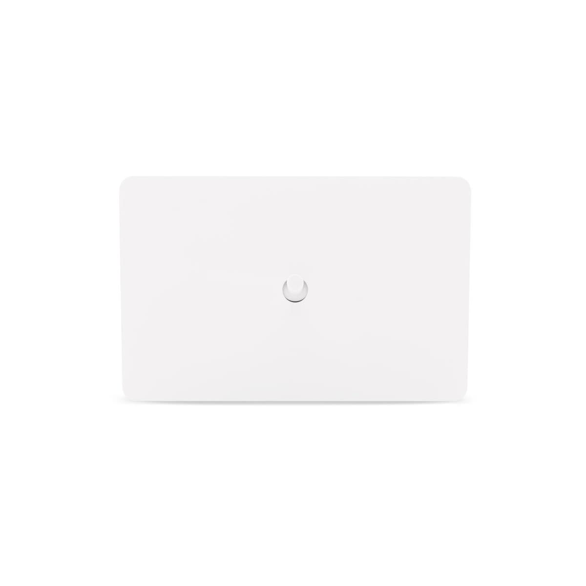 MFL Forge Modern 1 Gang Grid Plate Only in White-img-1
