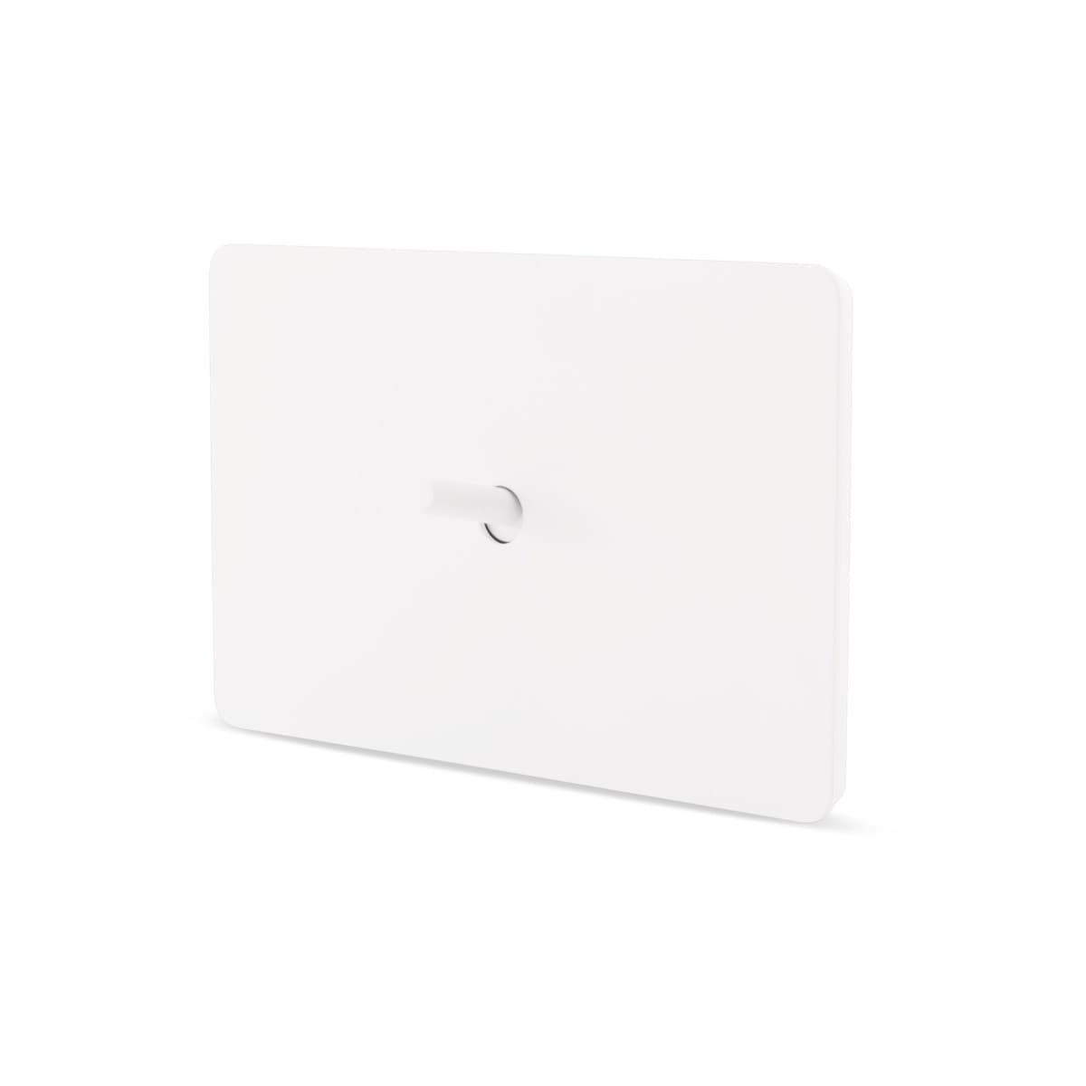 MFL Forge Modern 1 Gang Grid Plate Only in White-img-2