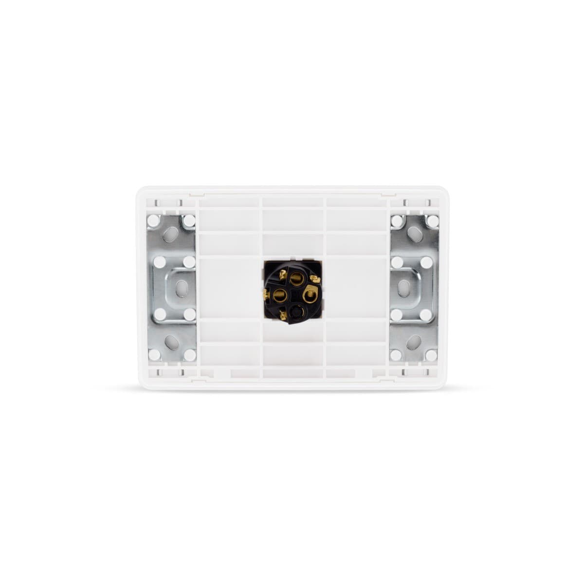 MFL Forge Modern 1 Gang Grid Plate Only in White-img-3