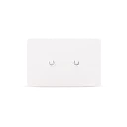 MFL Forge Modern 2 Gang Grid Plate Only in White