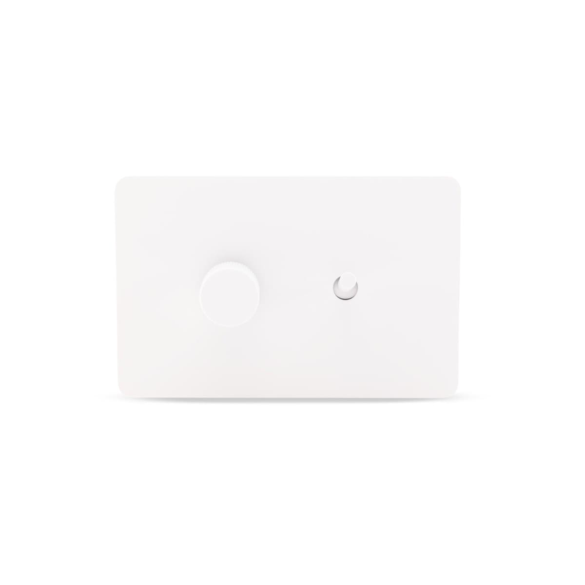 MFL Forge Modern 2 Gang Grid Plate Only in White-img-4