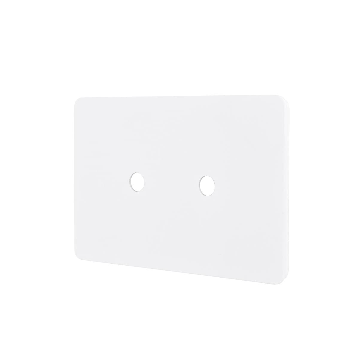 MFL Forge Modern 2 Gang Grid Plate Only in White-img-8