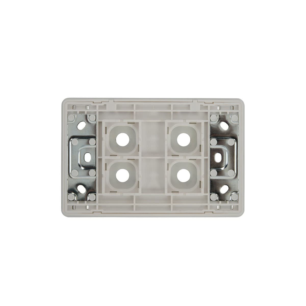 MFL Forge Modern 4 Gang Grid Plate Only in White-img-6
