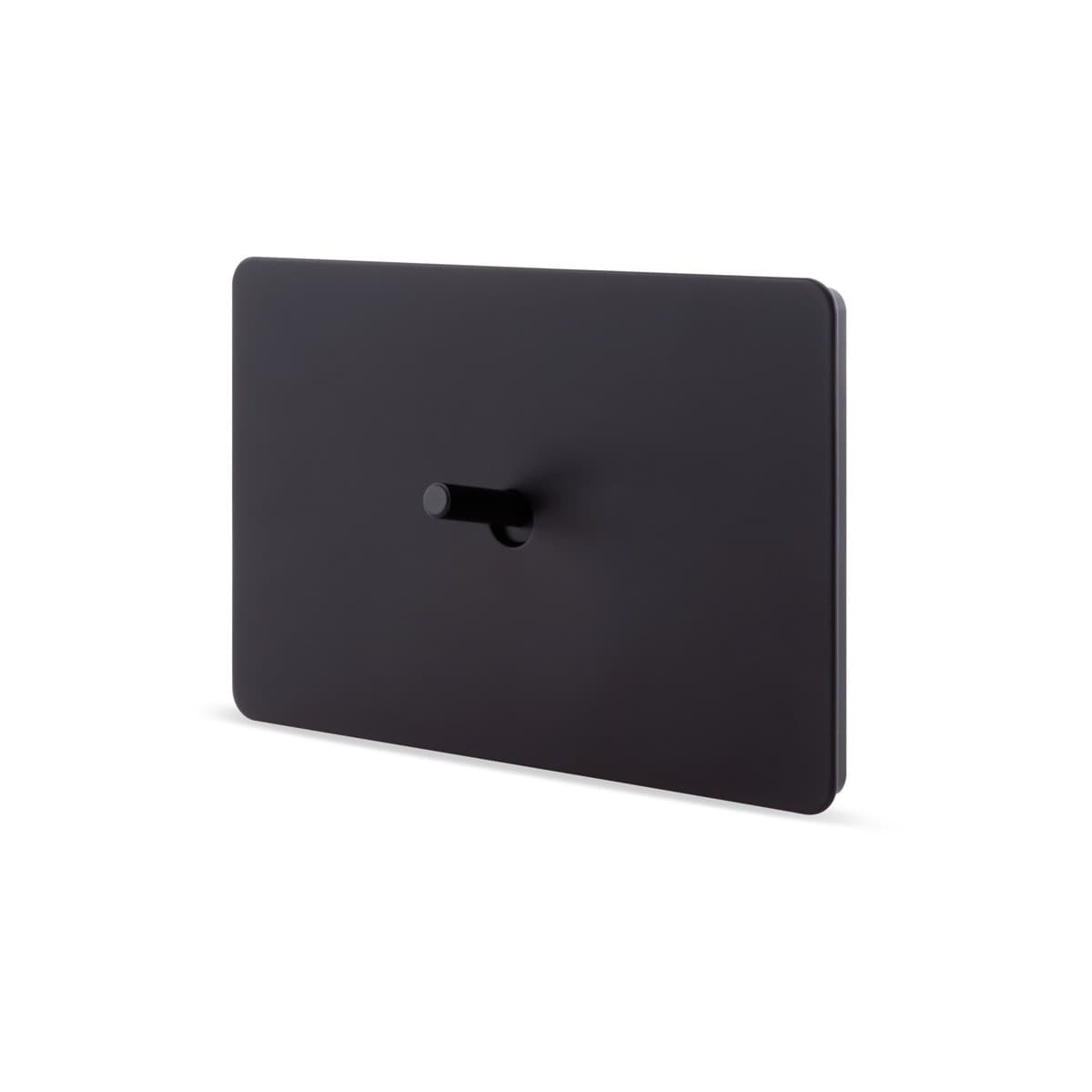 MFL Forge Modern 1 Gang Grid Plate Only in Black-img-2