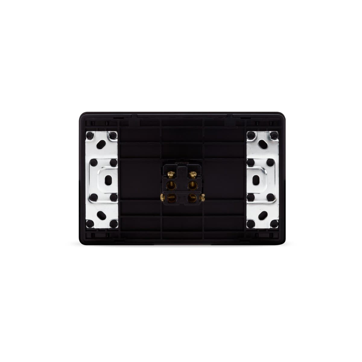 MFL Forge Modern 1 Gang Grid Plate Only in Black-img-3